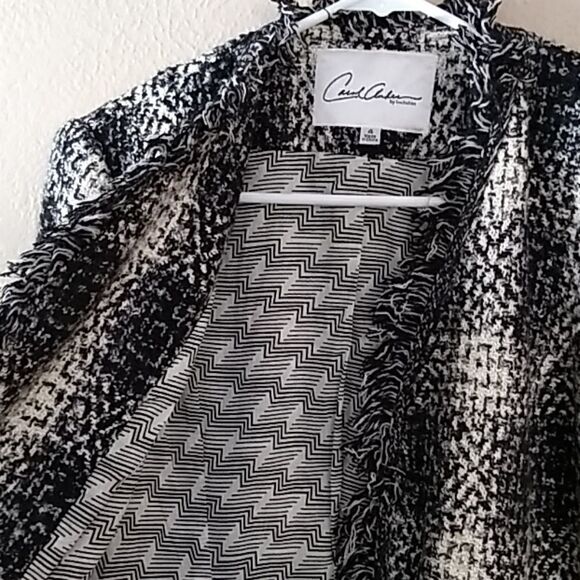 Cabi Plaid Blazer Catherine Anderson by Invitation Black & White, Size 4 - Picture 8 of 8